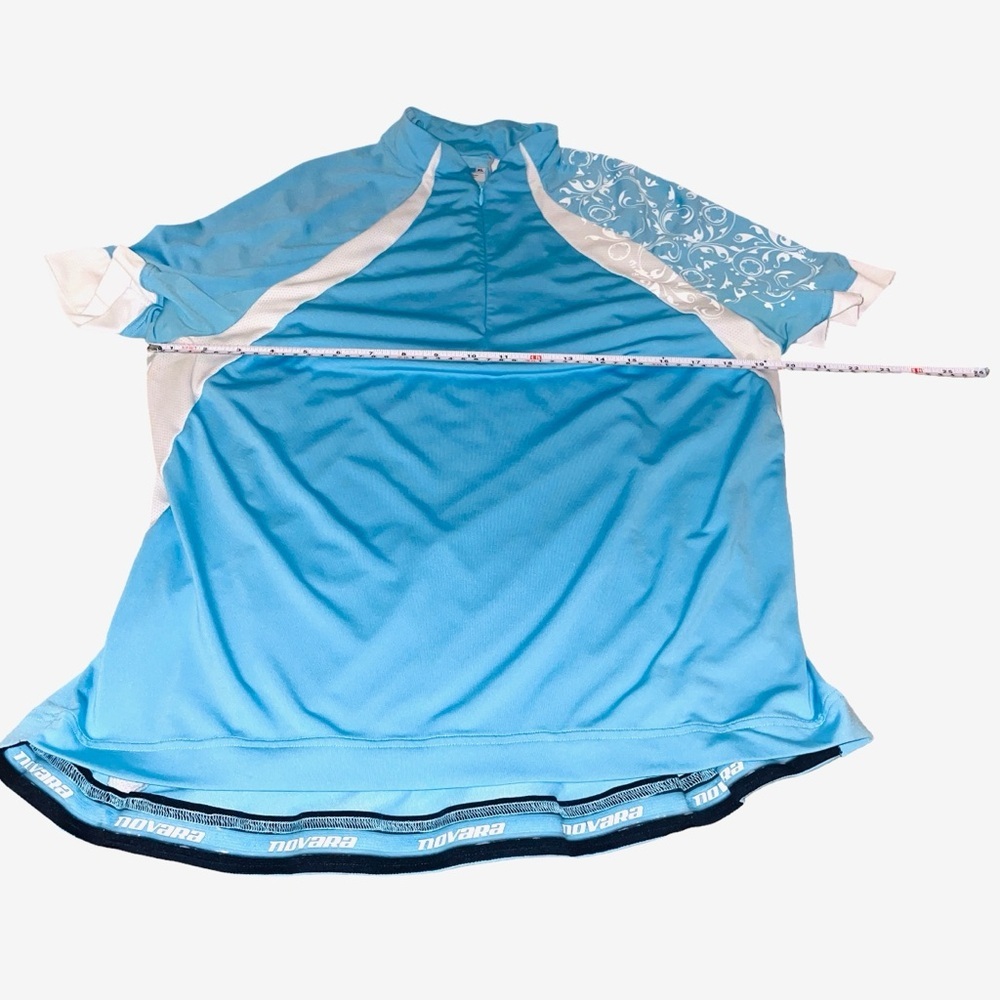 Novara | Classic Short Sleeve Cycling Jersey Blue & White Womens XL - Picture 9 of 11
